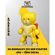 JMS HG Bearguy III SAN Fighter Puzzle Assembly Model - No. 0088 – Cheap Model | Free Water Decal | C