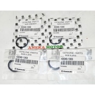 Kawasaki D Tracker Front Caliper Piston Oring 100% Original Kawasaki KMI 43049-1063 & 43049-1064