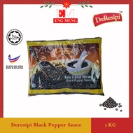 Deresipi Black Pepper Sause 1KG Deresipi 黑胡椒酱 1KG Deresipi Sos Lada Hitam 1KG