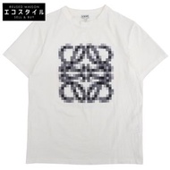 Loewe Pixel Anagram T卹，女款，白色，XS碼，S540Y22X35