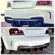 On sale For BMW E82 1 Series 1M Coupe E82 120d 135i 2007-2013 Car Rear Bumper Lip Spoiler Diffuser E