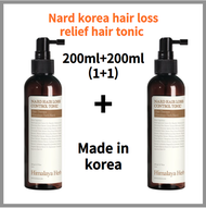 Nard korea hair loss relief hair tonic (1+1) 200ml+200ml 2set 22 amino acids Hydrating the scalp wit
