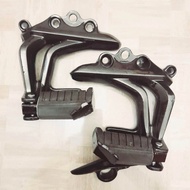 Footstep step belakang motor yamaha Jupiter z new 2010 Jupiter z robot salib/ warna hitam fuul set
