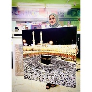 FRAME GAMBAR KAABAH | HOME WALL DECOR | BINGKAI GAMBAR | HIASAN DINDING | AYAT AL QURAN | ISLAMIC DE