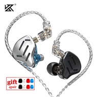 KZ ZAX 1DD 7BA Hybrid In Ear Earphones Metal HIFI Headset Music Sport Earphone KZ ZSX ZS10 PRO AS12 AS16 CA16 C10 PRO VX BA8