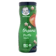 Gerber, Organic Puffs, 8 + Months