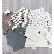 [Embes] Thick 3p collar felt shirt.