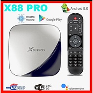 X88 Pro Media Player Signal Box Android 9 Rockchip RK3318 4Gb 32Gb Wifi 2.4G/5G