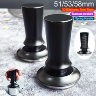 51/53/58mm Espresso Tamper, Barista 30lb Calibrated Spring Stainless Steel Coffee Tampers for 51/54/