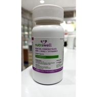 ✒ ❁ ☫ Nutrawell Fish Oil Concentrate (EPA + DHA) + Vitamin E