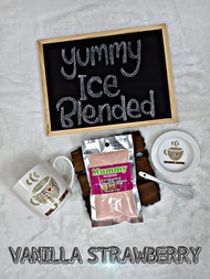 Vanilla Strawberry Powder / Serbuk Air Goncang / Air Kocok / Air Balang / Serbuk Ice Blended Mummy (500g)