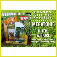 ∇ ☩ ✗ Megatonic ( 1 Liter ) Twin Pack with Metomil Insecticide and Cardinal Insecticide