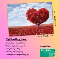 Print Photo 5R saiz(5''x7'')(Fujifilm Glossy Paper)(waterproof paper)