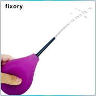 [fixory] Silicone Bulb Enema Kit Anal Cleaning Tool Douche Enema Pump 224ML Purple