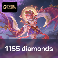 MLBB 1000 basic diamonds plus 155 extra