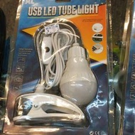 USB3瓦LED燈泡夾燈戶外露營可接行動電源供電.筆電或充電頭供電70元限來店買點我旋轉頭像看店址與看更多商品
