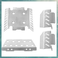 [uhktyltui.vn] Metal Chassis Kit +Axle Cover Kit for 1/8  Allrock 1/8 H8h V1v2 RC Car Parts