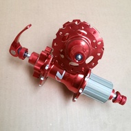 MERAH XLR 8 2 Color H24 Red Freehub Hub