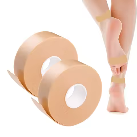 3/6Rolls Adhesive Blister Prevention Tape Blister Bandages for Toes Heels Foot Surfaces Fingers Mole