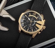 นาฬิกายี่ห้อ Diesel สายหนังสีดำ