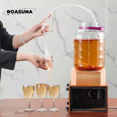 Home Brewing Kit: Food-Grade Siphon for Wine & Beer with Unstoppable Cooler Straw and Efficient Hous