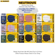 Neutrovis Premium Medical Face Mask 4ply Series/Zero Degree/Safety plush   : Hunter Green / Denim Bl