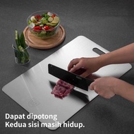 316 Stainless Steel Cutting Board Double-Sided Multifunctional Cutting Board/ Hygienic Cutting Board