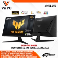 [EXCLUSIVE] ASUS TUF Gaming VG27AC1A - 27 Inch Gaming Monitor, WQHD, HDR KVM , IPS, 170Hz(Supports 144Hz), 1ms, Speaker