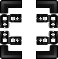 FXW Connectors for AuraSpace Acrylic Indoor Dog Playpen, 2 Add-On L-Clips Set for Compartment，for 30