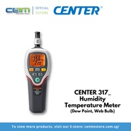 CENTER 317 Humidity Temperature Meter (Dew Point, Web Bulb)