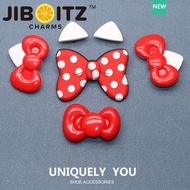 JIBBITZ cross charms ตัวติดรองเท้า โบว์น่ารัก ตัวติดรองเท้า cross
