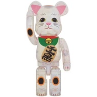 [Pre-Order] BE@RBRICK x Maneki Neko 1000% transparent chrome ver. bearbrick fortune cat lucky cat