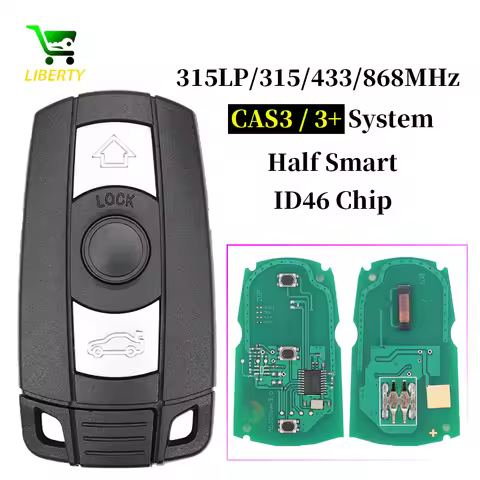 Liberty CAS3 CAS3+ System Car Remote Key 315LP/ 315/ 433/ 868MHz ID46 Chip for BMW E60 E61 E70 E87 E