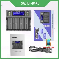 Sạc Đa Năng LiitoKala Lii-D4XL 18650/21700/32700/26650/AA/AAA sạc 3.7V/3.2V/1.2V/9V