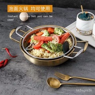 Direct Sales Stainless Steel Korean Style Seafood Pot Ramen Pot Instant Noodle Pot Pan Soup Pot Pot Stove Dedicated Smal