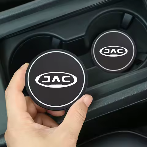 2Pcs Car Coaster Water Cup Bottle Holder Anti-slip Pad Mat Silica Gel For JAC Refine J3 J2 S5 A5 J5 