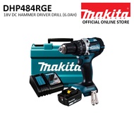 Makita DHP484RGE 18V Cordless Brushless Hammer Driver Drill Set (6.0Ah)