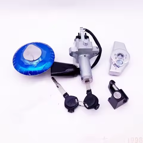 Motorcycle Complete Full Locks Electric Door Locks Power Locks Ignition Switch Fuel Tank Cap Locks F