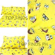 Bedsheet Cute cartoon Spongebob Squarepants Fitted Bedsheet pillow case blanket