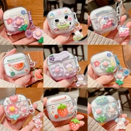 Suitable for Apple airpods4 Earphone Case Apple airpods 4 Protective Case DIY Girls airport4 Earphon
