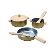 PlanToys ของเล่นไม้ Cooking Utensils Set ชุดเครื่องครัว เสริมพัฒนาการ สำหรับเด็กอายุ 2 ปี ขึ้นไป