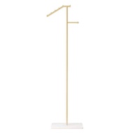 ราวแขวนเสื้อผ้า ราวเสาเดี่ยว ทรงห้อยเฉียง (S-06)สูง175cm