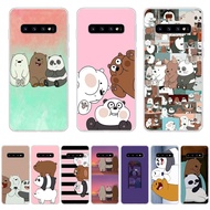 We Bare Bears theme Case TPU Soft Silicon Protecitve Shell Phone Cover casing For Samsung Galaxy s10/s10e/s10 plus/note 10/note 10 plus