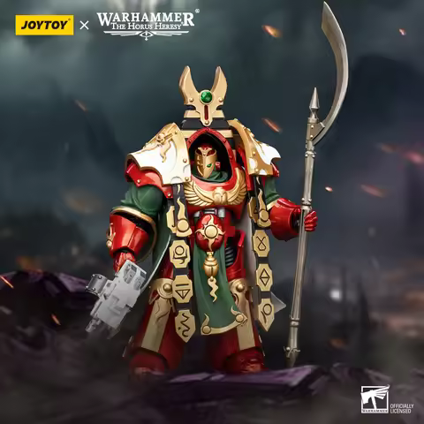 JOYTOY Warhammer 40k 1/18 Action Figures 14.3cm Thousand Sons Legion Praetor in Cataphractii Termina