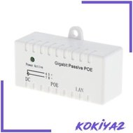 [Kokiya2] Gigabit Power over Ethernet PoE Injector DC 12V-52V for IP Camera Voip Phone