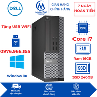 Máy tính để bàn DELL Core i7 4770 Optiplex 3020/7020/9020 | Ram 16GB | SSD240 |Tặng USB WIFI