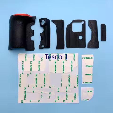 NEW 6PCS Body Cover Rubber Set Front Grip Side Thumb Bottom Card Slot Thumb With Tape For Nikon D810