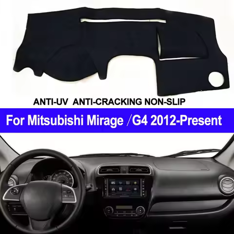 Car Dashboard Cover For Mitsubishi Mirage / Mirage G4 2012 2013 2014 2015 2016 2017 2018 2019 Presen