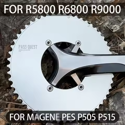 Star 110bcd Chainring 110 Bcd 4 Bolts Silver Chainring Aero For Magene P505 P515 105 R5800 Ultegra R