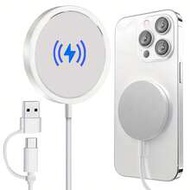 15W Magnetic Wireless Charger Compatible With IPhone 12/13/14/15/16 Series, Magsafe Apple Charger, T